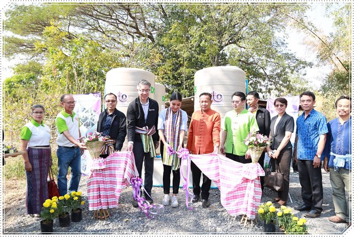 กระทรวงอุตฯ เดินหน้าฝ่าวิกฤตภัยแล้ง  มอบระบบกักเก็บน้ำช่วย SMEs นำร่องที่ชัยภูมิ 