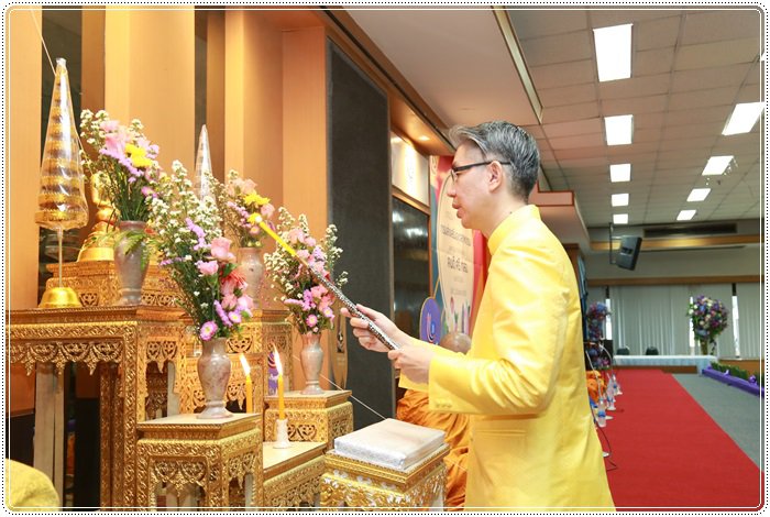 “อธิบดีณัฐพล” นำพลพรรค กสอ. ทำบุญเลี้ยงพระ เนื่องในโอกาสครบรอบ 78 ปี กสอ. 