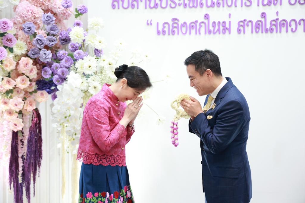 รัฐมนตรีฯ เอกนัฏ ร่วมประเพณีสงกรานต์ ก.อุตฯ ปี 68 "เถลิงศกใหม่ สาดใส่ความสุข"