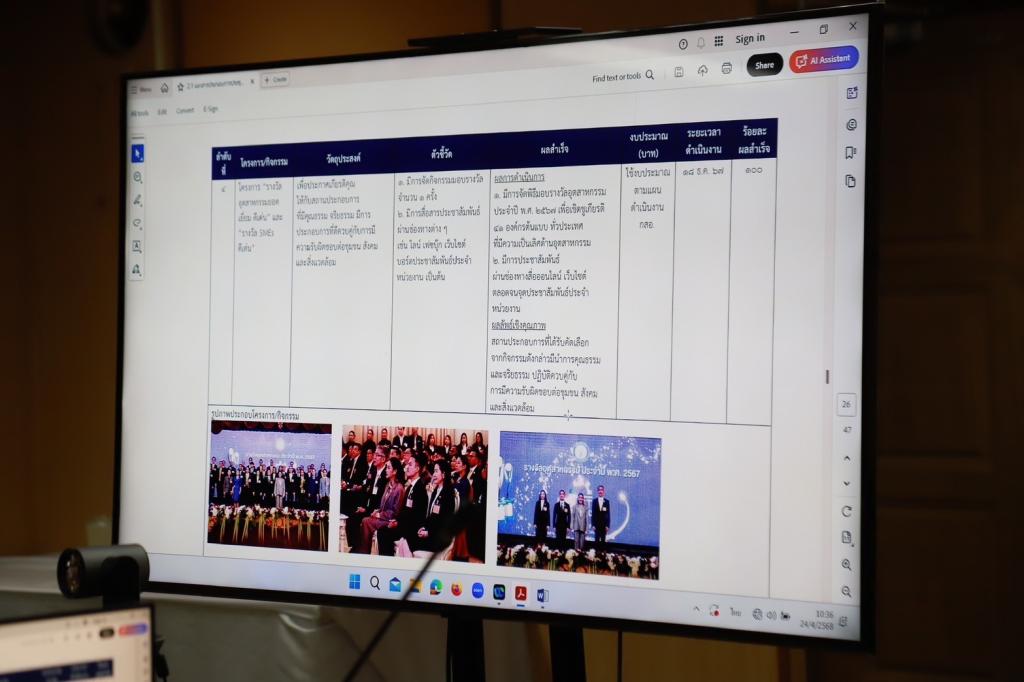 “ดีพร้อม” ร่วมประชุมคณะกรรมการจริยธรรมฯ มุ่งส่งเสริมการสร้างคุณธรรม จริยธรรมในองค์กรให้ยั่งยืน ผลักดันการทำงานด้วยความซื่อสัตย์โปร่งใสตาม "นโยบาย รมว.เอกนัฏ"
