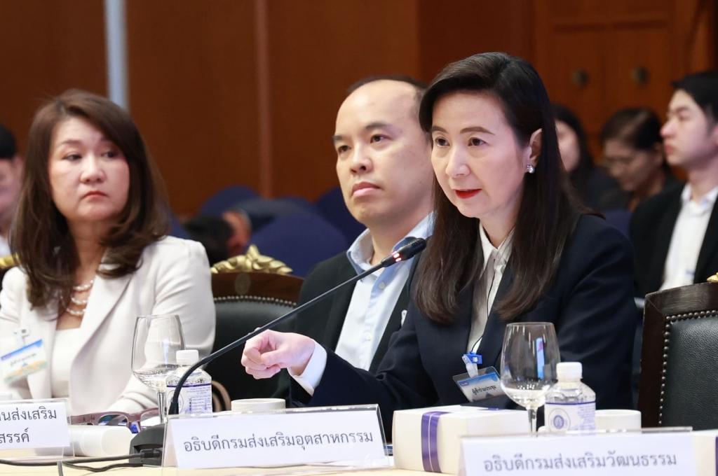 “อธิบดีณัฏฐิญา” ร่วมโต๊ะประชุมคณะกรรมการฯ ซอฟต์พาวเวอร์แห่งชาติ พร้อมโชว์ผลสำเร็จการขับเคลื่อนซอฟต์พาวเวอร์อาหารและแฟชั่น เพื่อปฏิรูปอุตสาหกรรม ตามนโยบาย รมว.เอกนัฏ