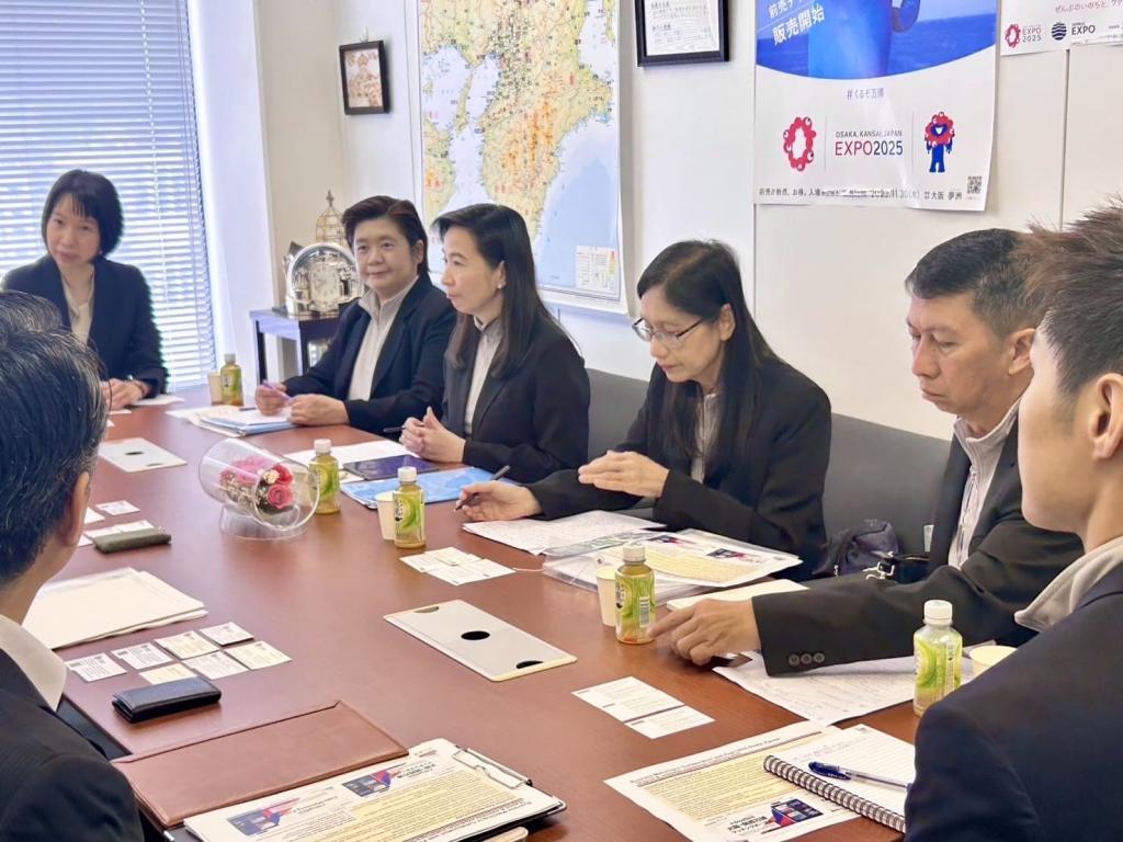 “รมว.เอกนัฏ มอบ อธิบดีณัฏฐิญา“ นำทัพดีพร้อมบุก! SMRJ Kinki นครโอซากา ดันกลไก CEO Business Meeting  เชื่อมโยงเครือข่ายเพื่อผลักดันผู้ประกอบการไทยสู่ตลาดสากล