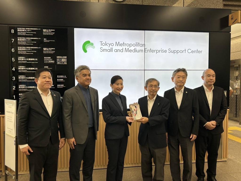 “ดีพร้อม” จับมือ “Tokyo SME Support Center” พร้อมเสริมแกร่ง เพิ่มศักยภาพ SME ไทยและญี่ปุ่น ให้แข็งแรง โตไกลสู่ตลาดสากล ตามนโยบาย รมว.เอกนัฏ
