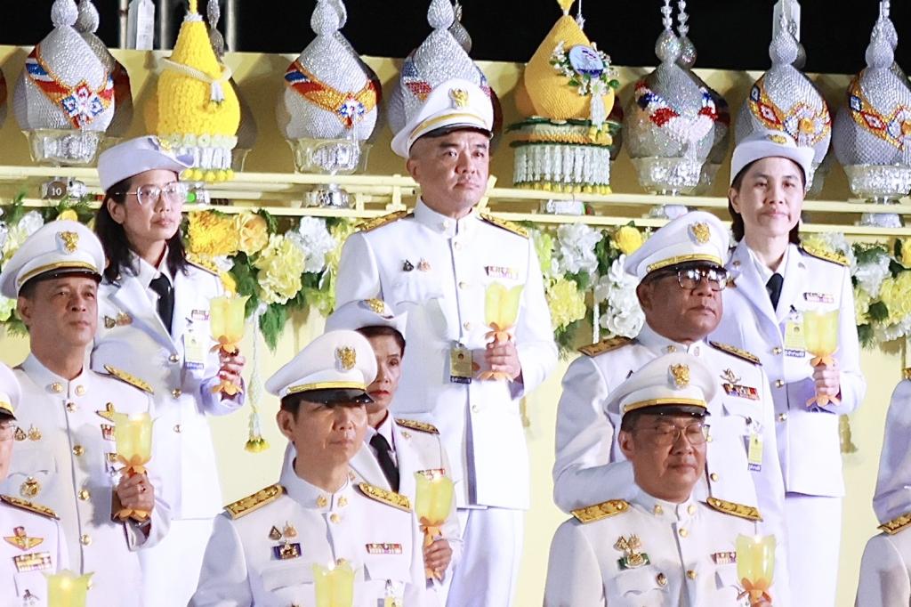 "รองอธิบดีดุสิต" เข้าร่วมพิธีจุดเทียนถวายพระพรชัยมงคล