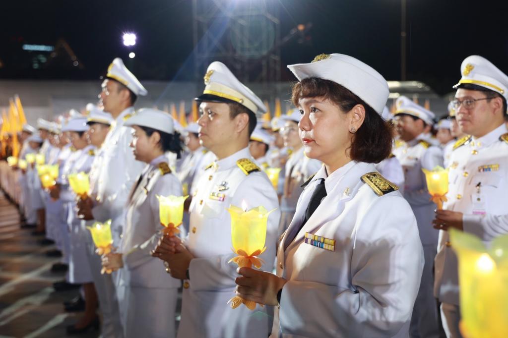 "รองอธิบดีดุสิต" เข้าร่วมพิธีจุดเทียนถวายพระพรชัยมงคล