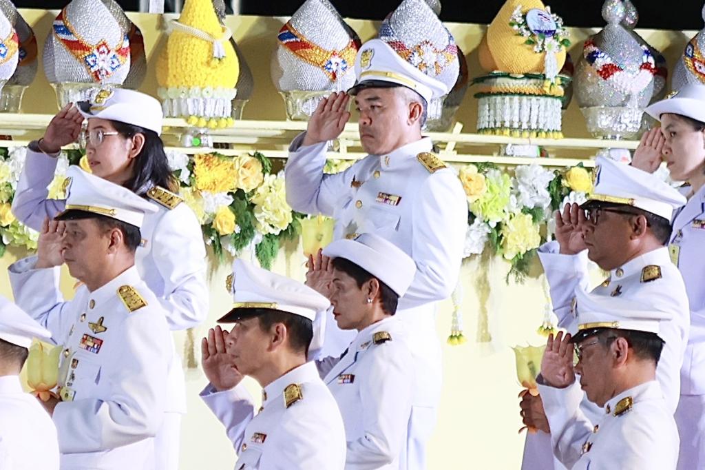 "รองอธิบดีดุสิต" เข้าร่วมพิธีจุดเทียนถวายพระพรชัยมงคล