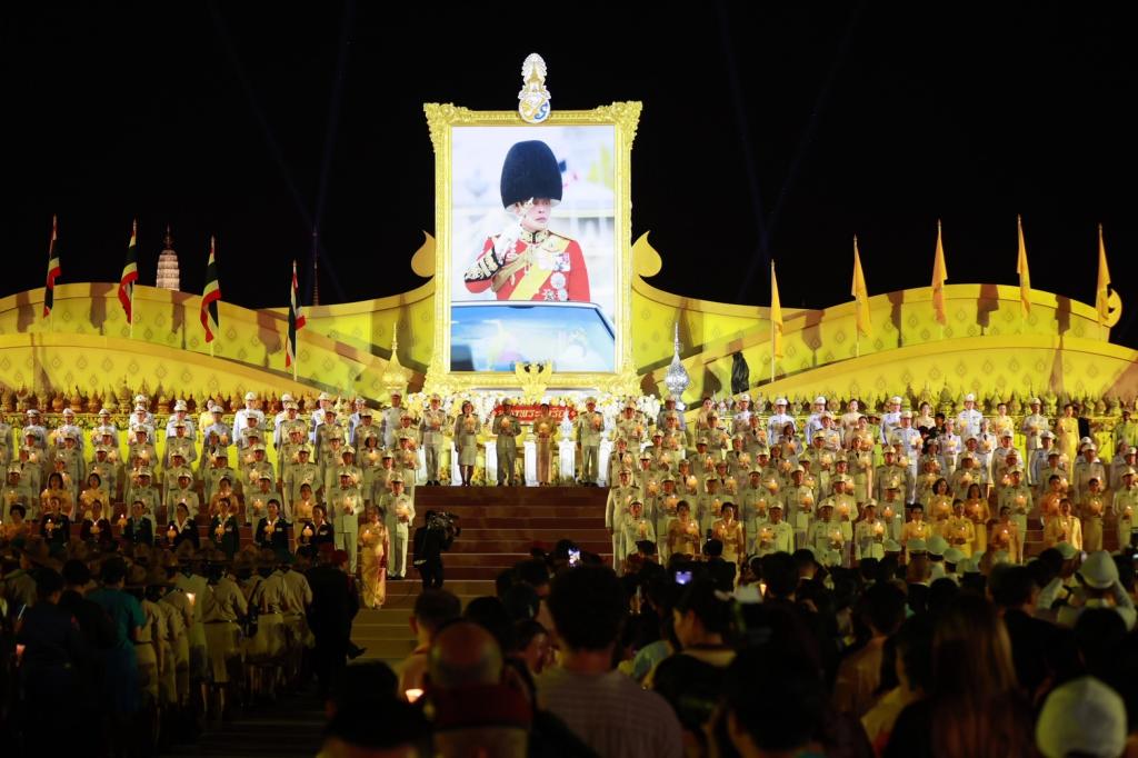 "รองอธิบดีดุสิต" เข้าร่วมพิธีจุดเทียนถวายพระพรชัยมงคล