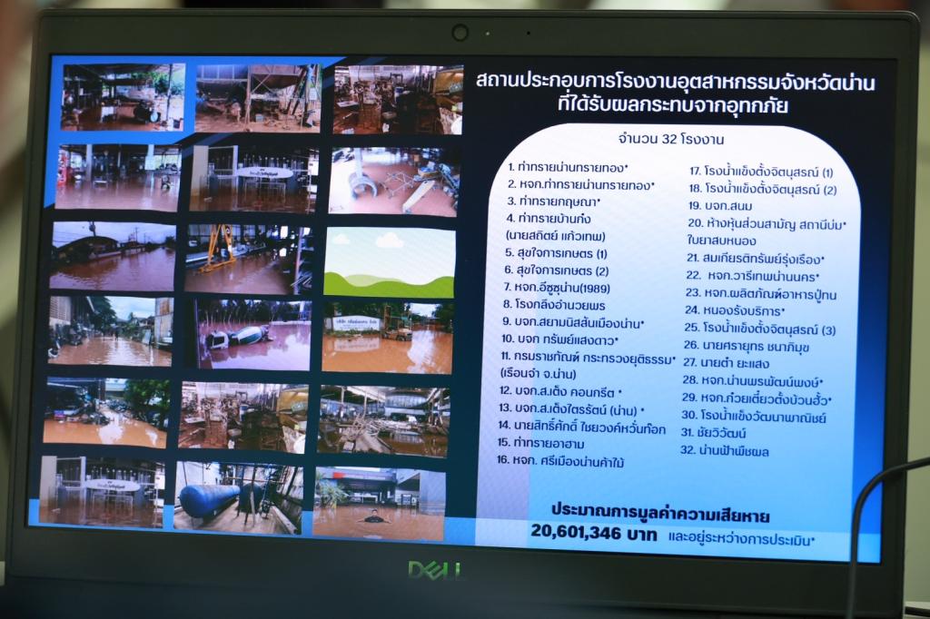 “ปลัดณัฐพล” ลงพื้นที่น่านนคร ตรวจเยี่ยม ให้กำลังใจเจ้าหน้าที่ สอจ.น่าน ที่ได้รับผลกระทบจากเหตุอุทกภัย และให้แนวทางการแก้ไขและป้องกันระยะยาว ”อธิบดีณัฏฐิญา“ ยินดีสนับสนุนส่งทีมดีพร้อมช่วยดำเนินการพัฒนาและฟื้นฟู มุ่งเน้นสร้างสุขให้บุคลากร