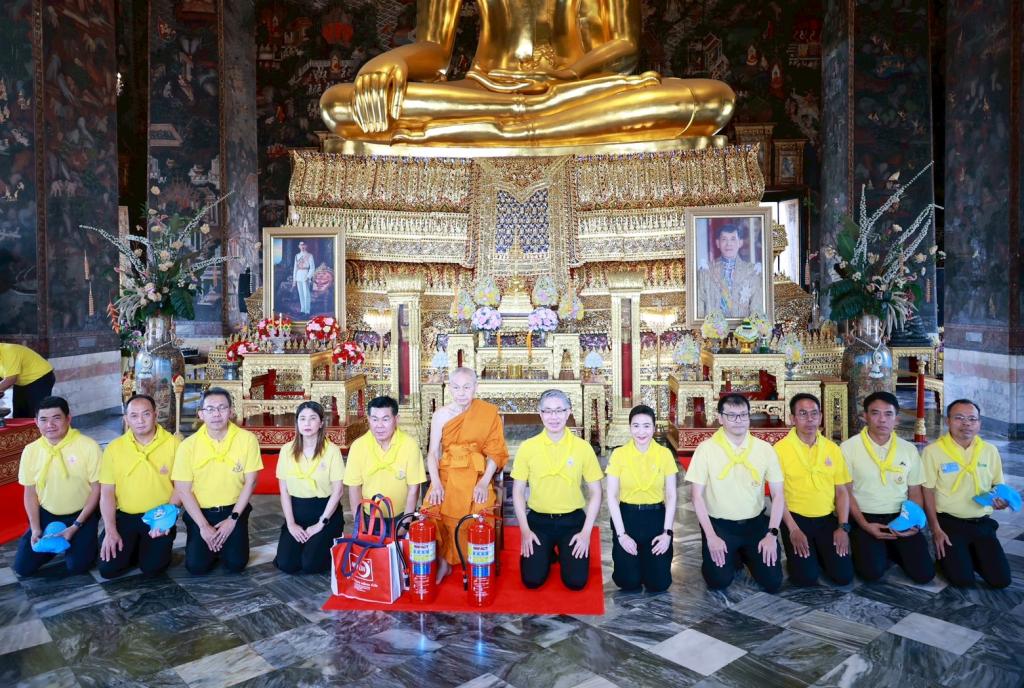 ทำดีด้วยหัวใจ! ชาวอุตสาหกรรมฯ รวมพลังครั้งใหญ่ พัฒนาวัดสุทัศน์ฯ เฉลิมพระเกียรติ ร.8