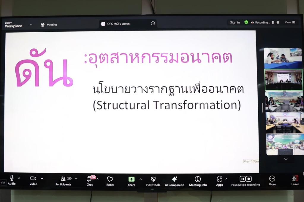 “ดีพร้อม” เข้าร่วมประชุมรับมอบนโยบาย “ธนกร” ชู 4 โมเดล “ฝ่า-ฟัน-ดึง-ดัน” ด้าน “จ่าเอก ยศสิงห์” ย้ำ ลุยงานเต็ม 120 วัน “ปิดเร็ว-เปิดเร็ว-พึ่งพาได้” ร่วมขับเคลื่อนอุตสาหกรรมไทยก้าวสู่อนาคตอย่างยั่งยืน