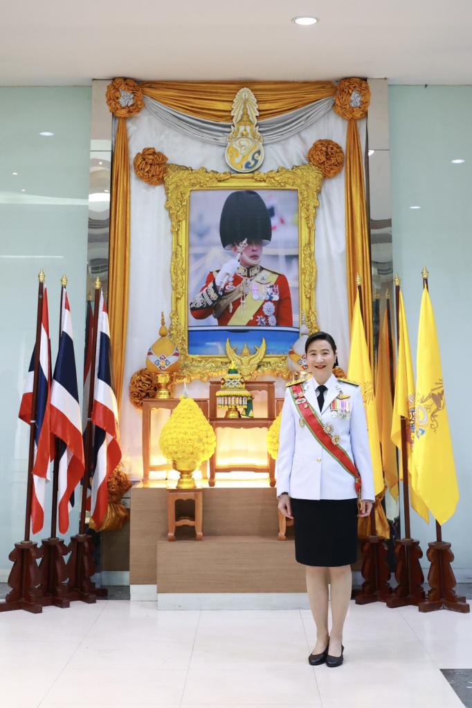 อธิบดีณัฏฐิญา เฝ้ารับเสด็จฯ สมเด็จพระเจ้าลูกเธอ เจ้าฟ้าสิริวัณณวรีฯ เสด็จแทนพระองค์ถวายผ้าพระกฐิน ณ วัดราชประดิษฐสถิตมหาสีมาราม