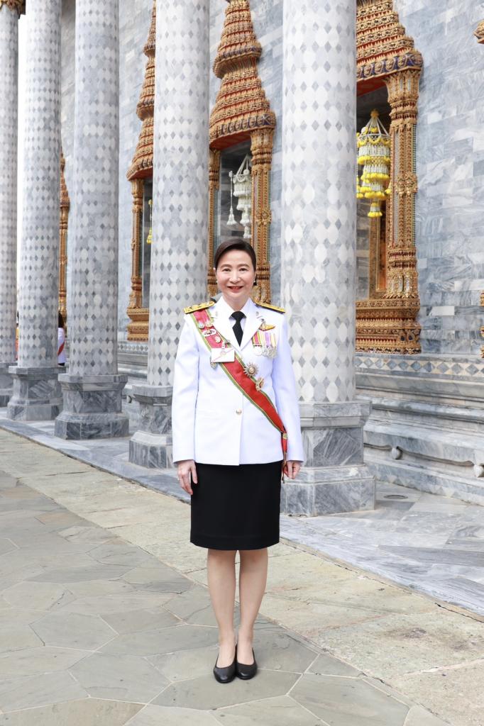 อธิบดีณัฏฐิญา เฝ้ารับเสด็จฯ สมเด็จพระเจ้าลูกเธอ เจ้าฟ้าสิริวัณณวรีฯ เสด็จแทนพระองค์ถวายผ้าพระกฐิน ณ วัดราชประดิษฐสถิตมหาสีมาราม