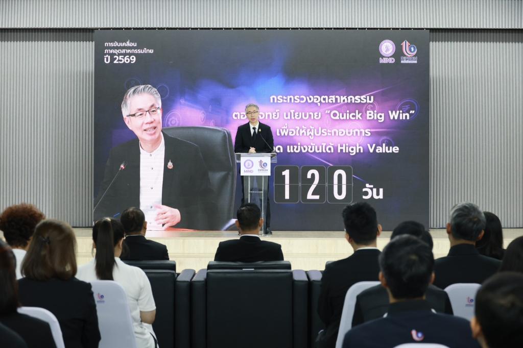 “รมว.ธนกร” สั่งการ กระทรวงอุตฯ เสริมแกร่งภาคอุตสาหกรรม ดีพร้อม รับลูกต่อเร่งคลอดมาตรการ “ดีพร้อมเสิร์ฟ” (DIPROM Serve) เสิร์ฟงานไว – เงินไว สู่ประชาชน สร้างวัคซีนให้ SMEs ไทย กระตุ้นเศรษฐกิจระยะสั้น คาดสร้างมูลค่าเศรษฐกิจกว่า 4,600 ล้านบาท