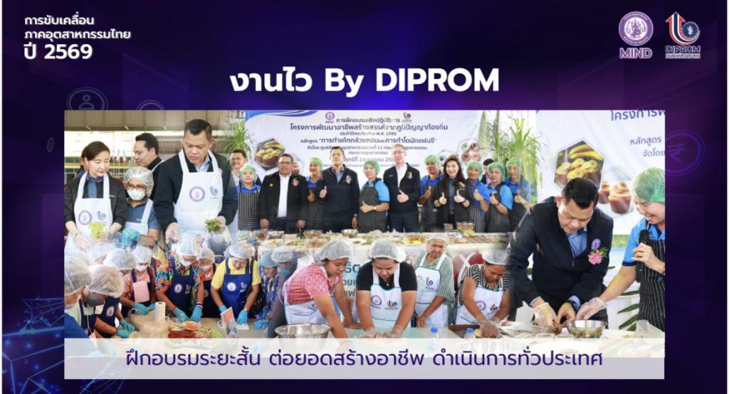 “รมว.ธนกร” สั่งการ กระทรวงอุตฯ เสริมแกร่งภาคอุตสาหกรรม ดีพร้อม รับลูกต่อเร่งคลอดมาตรการ “ดีพร้อมเสิร์ฟ” (DIPROM Serve) เสิร์ฟงานไว – เงินไว สู่ประชาชน สร้างวัคซีนให้ SMEs ไทย กระตุ้นเศรษฐกิจระยะสั้น คาดสร้างมูลค่าเศรษฐกิจกว่า 4,600 ล้านบาท