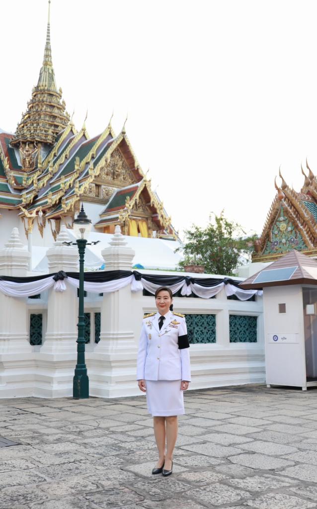 อธิบดีณัฏฐิญา เข้าร่วมพระราชพิธีทรงบำเพ็ญพระราชกุศลพระพิธีธรรมสวดพระอภิธรรมพระบรมศพ สมเด็จพระนางเจ้าสิริกิติ์ พระบรมราชินีนาถ พระบรมราชชนนีพันปีหลวง