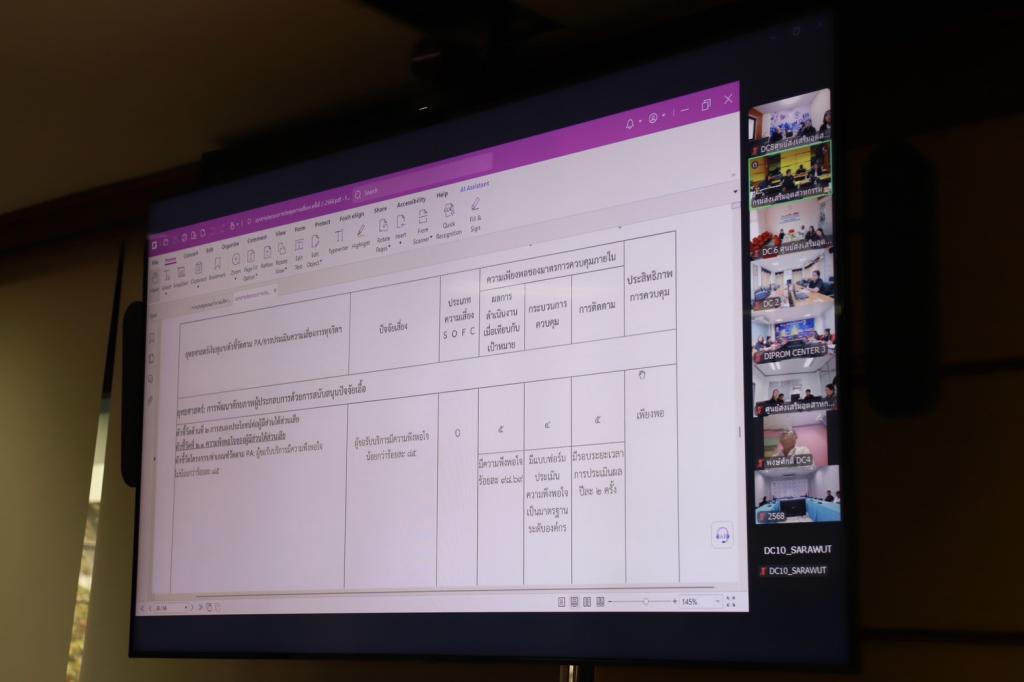 “รองอธิบดีพลาวุธ” นั่งหัวโต๊ะประชุมคณะทำงานฯ ทบทวนเกณฑ์ ตัวชี้วัด การบริหารความเสี่ยง เน้นย้ำเป็นกระบวนการสำคัญในการผลักดันเงินทุนหมุนเวียนให้เดินหน้าอย่างเป็นระบบและมีประสิทธิภาพ