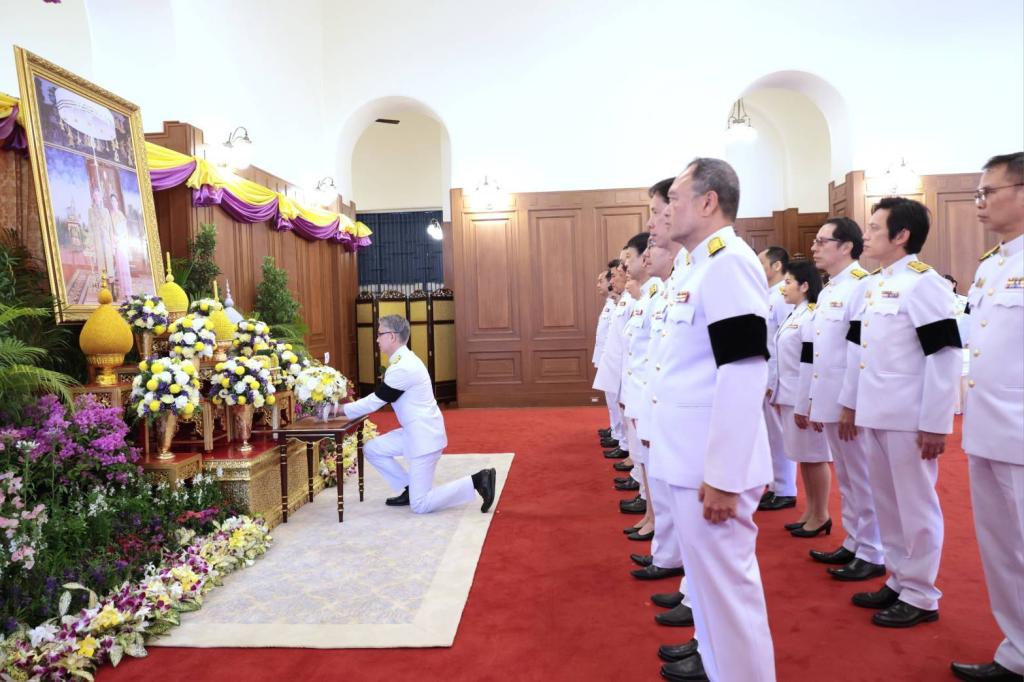 ปลัดฯ ณัฐพล นำคณะผู้บริหารกระทรวงอุตสาหกรรม ถวายพระพรชัยมงคล พระบาทสมเด็จพระเจ้าอยู่หัว และสมเด็จพระนางเจ้าฯ พระบรมราชินี เนื่องในโอกาสขึ้นปีใหม่ 2569