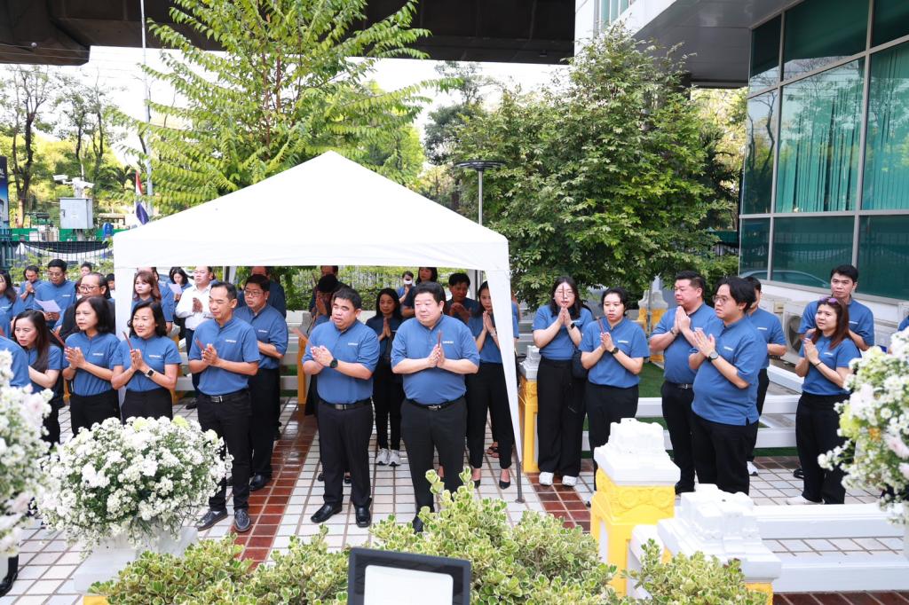 ”ปลัดณัฐพล“ เป็นประธานในพิธีเจริญพระพุทธมนต์ เนื่องในโอกาสครบ 7 รอบ 84 ปีที่ดีพร้อม โดย “แม่ทัพณัฏฐิญา” นำทีมผู้บริหาร ข้าราชการและบุคลลากร ร่วมพิธี พร้อมบวงสรวงสักการะสิ่งศักดิ์สิทธิ์