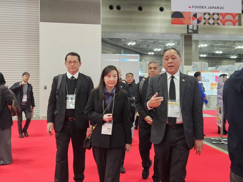 เปิดประตูการค้า !! “ดีพร้อม” พา ผปก. ไทย บุกโตเกียว ร่วมงาน FOODEX 2026 “อธิบดีณัฏฐิญา” ต้อนรับ “เอกอัครราชทูตวิชชุ“ เยี่ยมชมบูธ ย้ำ มั่นใจสินค้าไทยครองใจผู้บริโภคทั่วโลก
