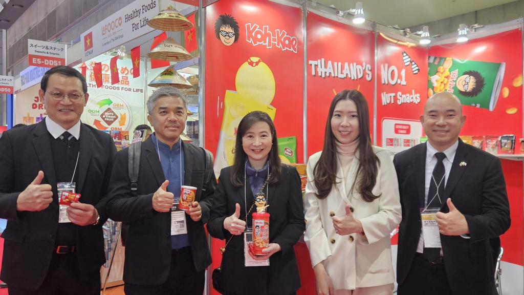 เปิดประตูการค้า !! “ดีพร้อม” พา ผปก. ไทย บุกโตเกียว ร่วมงาน FOODEX 2026 “อธิบดีณัฏฐิญา” ต้อนรับ “เอกอัครราชทูตวิชชุ“ เยี่ยมชมบูธ ย้ำ มั่นใจสินค้าไทยครองใจผู้บริโภคทั่วโลก