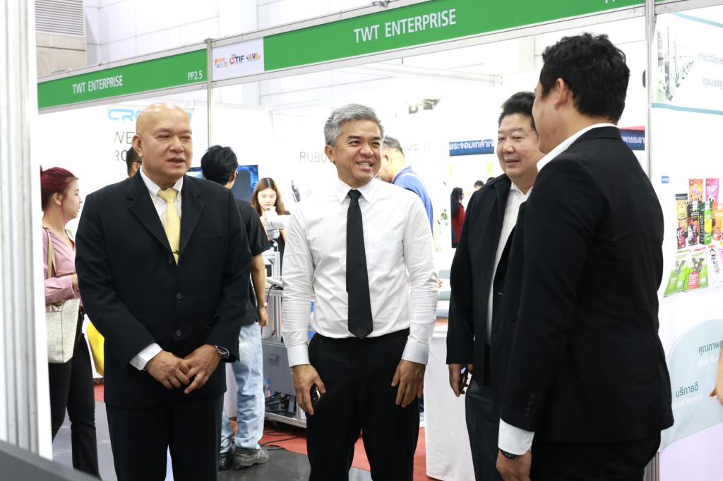 “รองอธิบดีดุสิต” เปิดงาน TIF & Food Pack Asia 2026 หนุนอุตสาหกรรมไทยก้าวสู่ยุค 5.0 ด้วยเทคโนโลยีอัจฉริยะและการผลิตที่ยั่งยืน