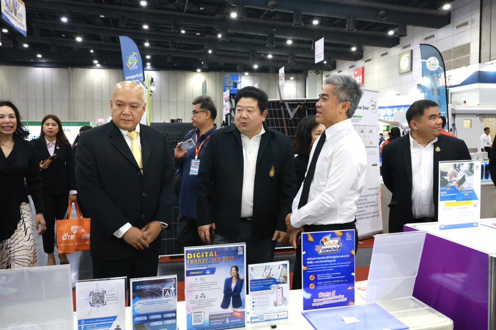 “รองอธิบดีดุสิต” เปิดงาน TIF & Food Pack Asia 2026 หนุนอุตสาหกรรมไทยก้าวสู่ยุค 5.0 ด้วยเทคโนโลยีอัจฉริยะและการผลิตที่ยั่งยืน