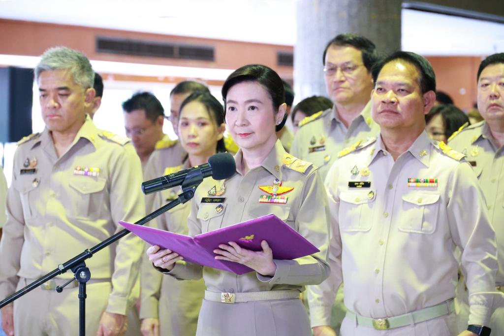 “อธิบดีณัฏฐิญา” นำคณะผู้บริหาร ข้าราชการ และพนักงานของดีพร้อม ปฏิญาณตนเป็นข้าราชการที่ดีและพลังของแผ่นดิน เนื่องในวันข้าราชการพลเรือน 1 เมษายน 2569