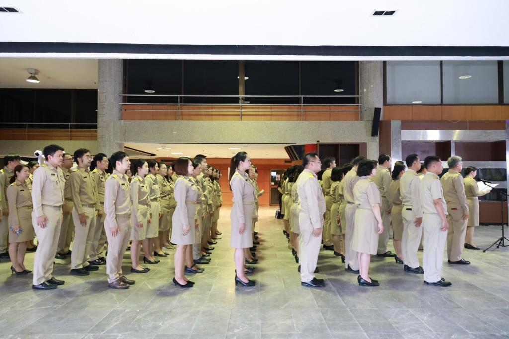 “อธิบดีณัฏฐิญา” นำคณะผู้บริหาร ข้าราชการ และพนักงานของดีพร้อม ปฏิญาณตนเป็นข้าราชการที่ดีและพลังของแผ่นดิน เนื่องในวันข้าราชการพลเรือน 1 เมษายน 2569