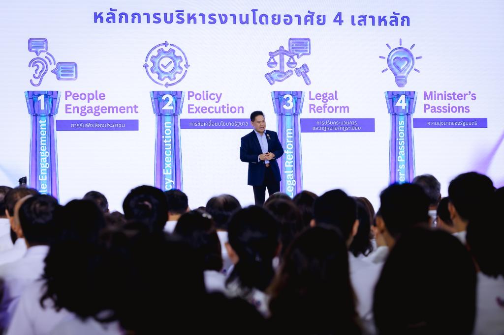 “รมว.วราวุธ” กางโรดแมป “ONE MIND” พลิกอุตสาหกรรมไทยยุคใหม่ ปั้น 4 เสาหลัก ดันเศรษฐกิจสีเขียว-ดิจิทัลเชื่อมโลก คุณภาพชีวิต ยกระดับเอสเอ็มอีสู่ Global Value Chain