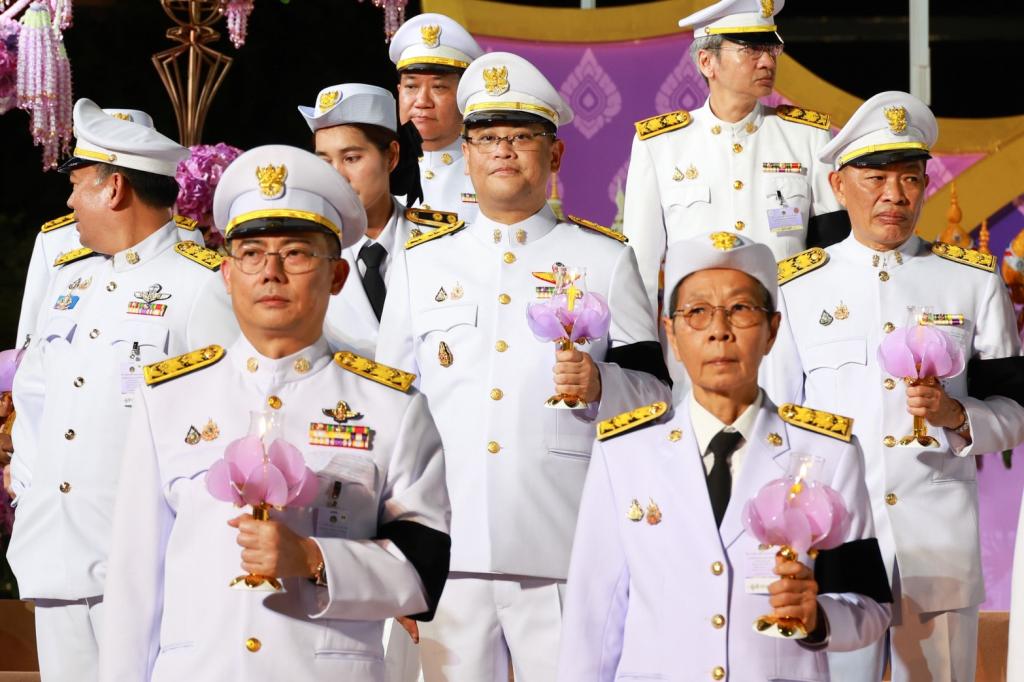 "รองอธิบดีพลาวุธ" เข้าร่วมพิธีจุดเทียนถวายพระพรชัยมงคล