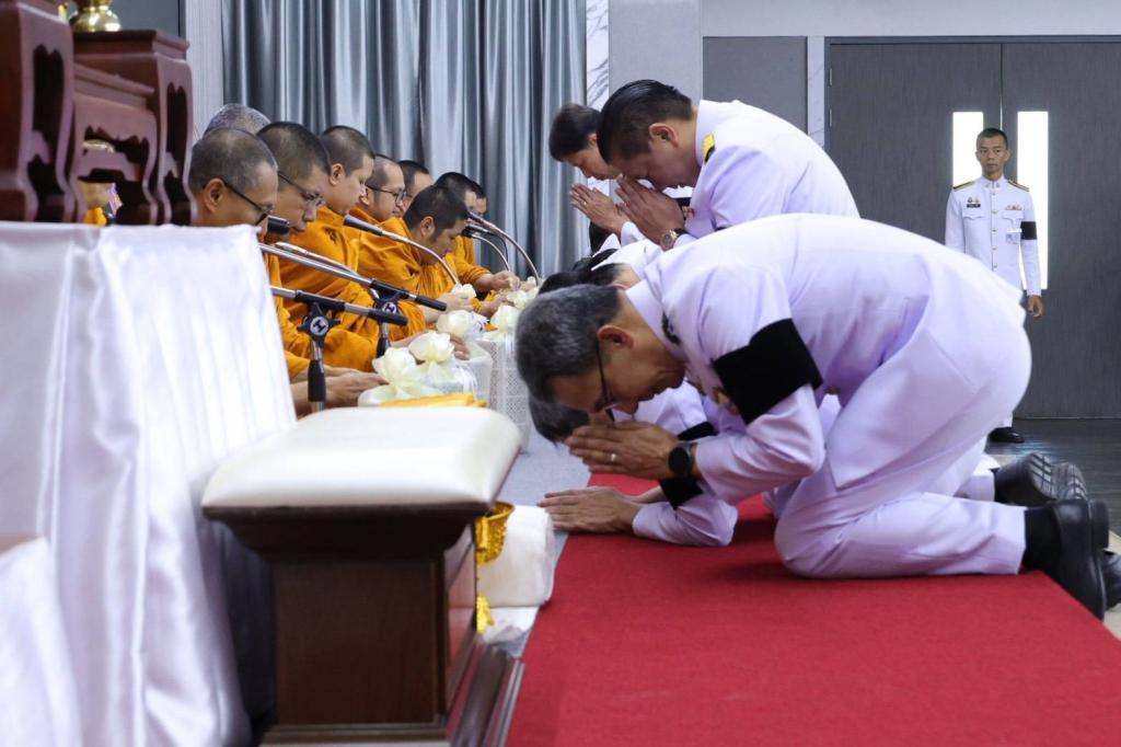 ”อธิบดีณัฏฐิญา“ นำทีมผู้บริหารดีพร้อม ร่วมพิธีบำเพ็ญกุศลปัณรสมวาร (15 วัน) เพื่ออุทิศถวายเป็นพระกุศลแด่ เจ้าฟ้าพัชรกิติยาภาฯ