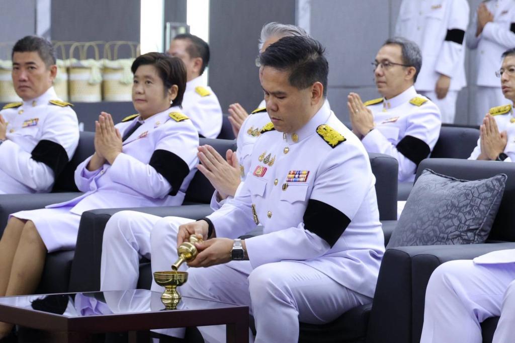 ”อธิบดีณัฏฐิญา“ นำทีมผู้บริหารดีพร้อม ร่วมพิธีบำเพ็ญกุศลปัณรสมวาร (15 วัน) เพื่ออุทิศถวายเป็นพระกุศลแด่ เจ้าฟ้าพัชรกิติยาภาฯ
