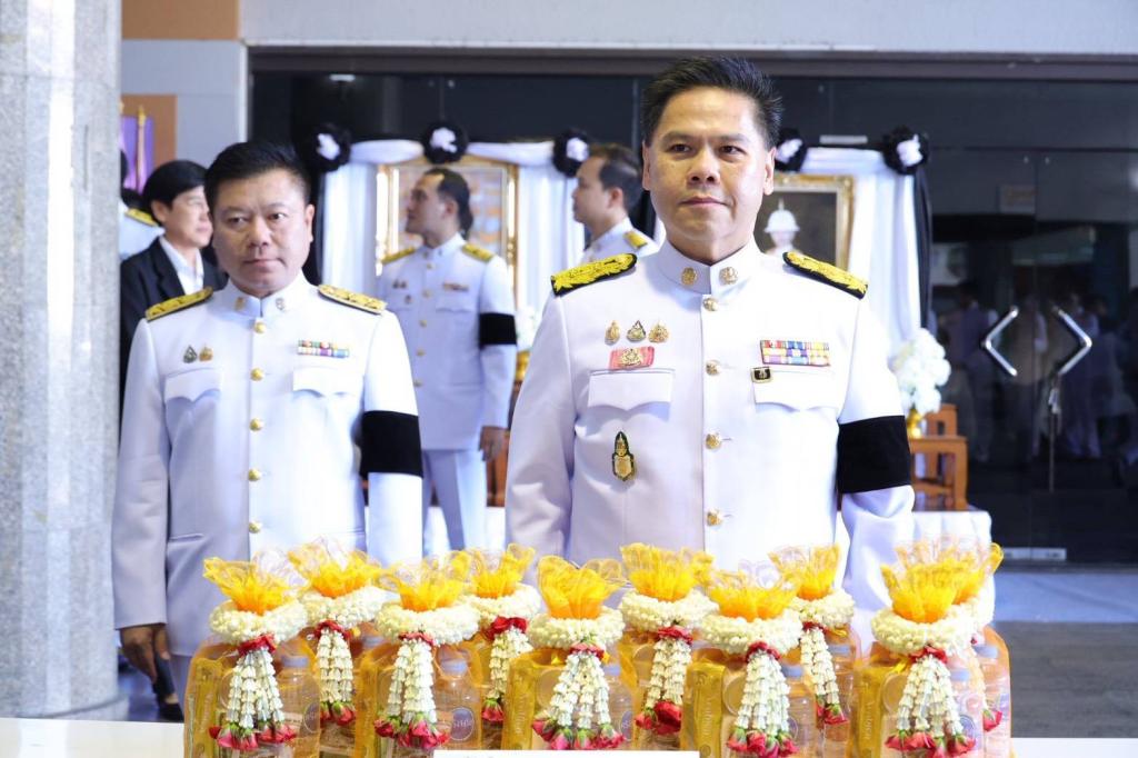 ”อธิบดีณัฏฐิญา“ นำทีมผู้บริหารดีพร้อม ร่วมพิธีบำเพ็ญกุศลปัณรสมวาร (15 วัน) เพื่ออุทิศถวายเป็นพระกุศลแด่ เจ้าฟ้าพัชรกิติยาภาฯ