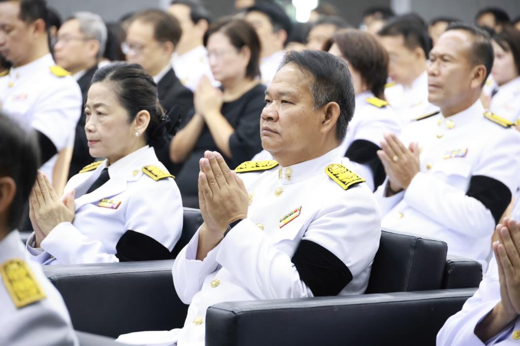 ”อธิบดีณัฏฐิญา“ นำทีมผู้บริหารดีพร้อม ร่วมพิธีบำเพ็ญกุศลปัณรสมวาร (15 วัน) เพื่ออุทิศถวายเป็นพระกุศลแด่ เจ้าฟ้าพัชรกิติยาภาฯ