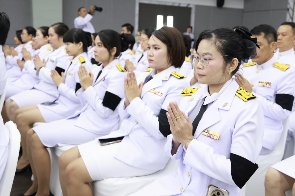 ”อธิบดีณัฏฐิญา“ นำทีมผู้บริหารดีพร้อม ร่วมพิธีบำเพ็ญกุศลปัณรสมวาร (15 วัน) เพื่ออุทิศถวายเป็นพระกุศลแด่ เจ้าฟ้าพัชรกิติยาภาฯ