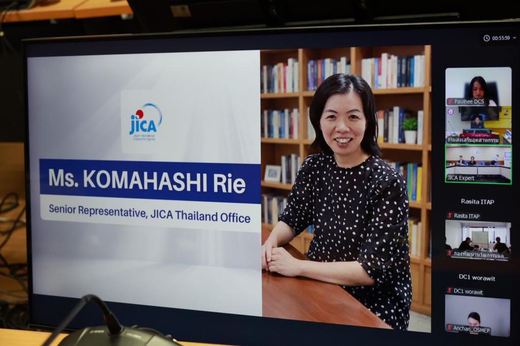 “รองอธิบดีพลาวุธ” แท็กทีม “ดีพร้อม” “JICA” กางแผนพัฒนา RISMEP ปี2 ดัน ผปก.ไทย ในพื้นที่ภูมิภาคสู่ Smart Factory พร้อมปรับ ยกระดับ รับอุตสาหกรรม 5.0