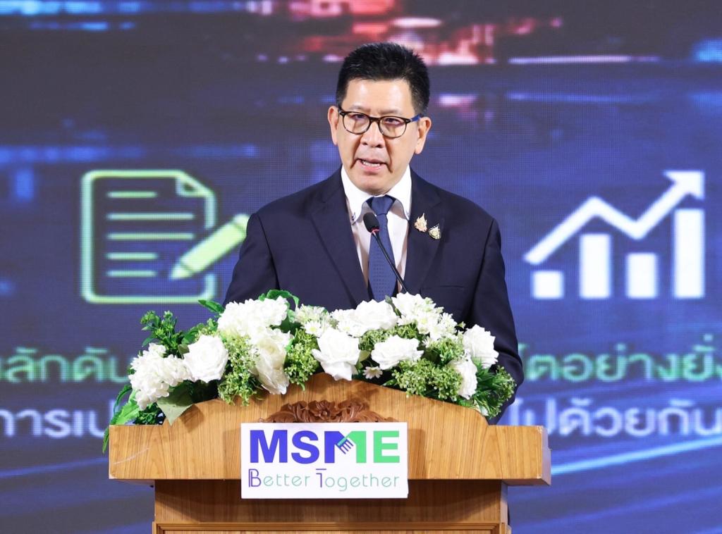 “ดีพร้อม“ ดัน DIPROM FLEXI : เปลี่ยนนโยบายเป็นโอกาสทางธุรกิจ สานต่อ “MSME Plus” ขานรับ “ดร.เอกนิติ” ต่อยอดวาระสมุดปกน้ำเงิน ชง “ปลัดณัฐพล” ชู 4S Growth Pathway มอบดีพร้อมเดินหน้า ขับเคลื่อนผู้ประกอบการรายย่อยและรายเล็กในทุกมิติ