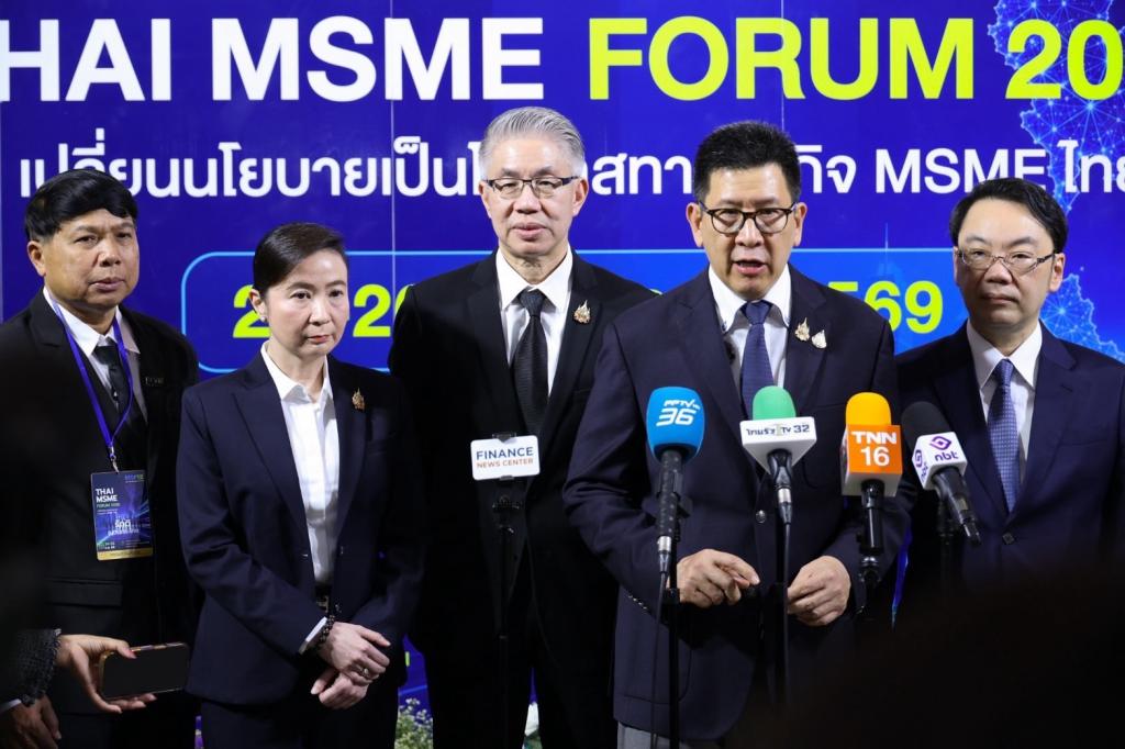 “ดีพร้อม“ ดัน DIPROM FLEXI : เปลี่ยนนโยบายเป็นโอกาสทางธุรกิจ สานต่อ “MSME Plus” ขานรับ “ดร.เอกนิติ” ต่อยอดวาระสมุดปกน้ำเงิน ชง “ปลัดณัฐพล” ชู 4S Growth Pathway มอบดีพร้อมเดินหน้า ขับเคลื่อนผู้ประกอบการรายย่อยและรายเล็กในทุกมิติ