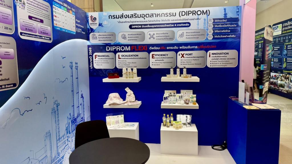 “ดีพร้อม“ ดัน DIPROM FLEXI : เปลี่ยนนโยบายเป็นโอกาสทางธุรกิจ สานต่อ “MSME Plus” ขานรับ “ดร.เอกนิติ” ต่อยอดวาระสมุดปกน้ำเงิน ชง “ปลัดณัฐพล” ชู 4S Growth Pathway มอบดีพร้อมเดินหน้า ขับเคลื่อนผู้ประกอบการรายย่อยและรายเล็กในทุกมิติ