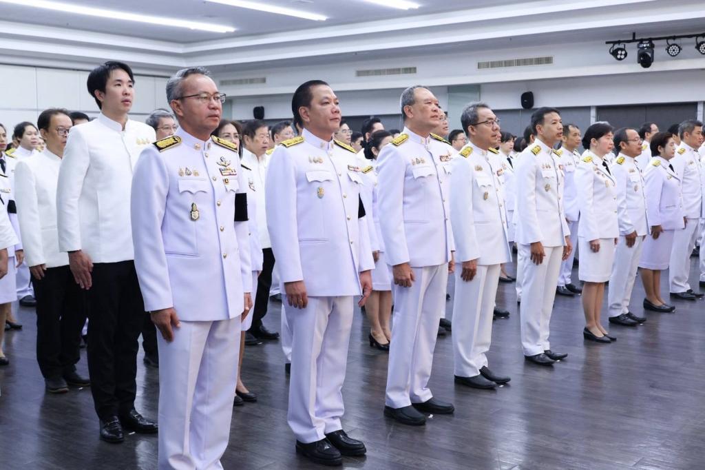 “วราวุธ” นำ ขรก. เจ้าหน้าที่ กระทรวงอุตสาหกรรม ถวายพระพรชัยมงคลเฉลิมพระเกียรติพระบาทสมเด็จพระเจ้าอยู่หัว เนื่องในโอกาสเฉลิมพระชนมพรรษา 28 กรกฎาคม 2569