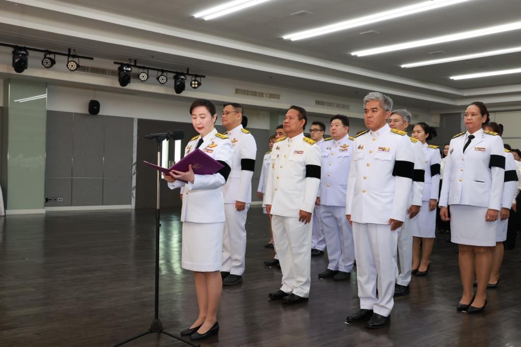 "อธิบดีณัฏฐิญา" นำข้าราชการและบุคลากรดีพร้อม ถวายพระพรชัยมงคลและถวายสัตย์ปฏิญาณ เนื่องในโอกาสวันเฉลิมพระชนมพรรษา พระบาทสมเด็จพระเจ้าอยู่หัว 28 กรกฎาคม 2569