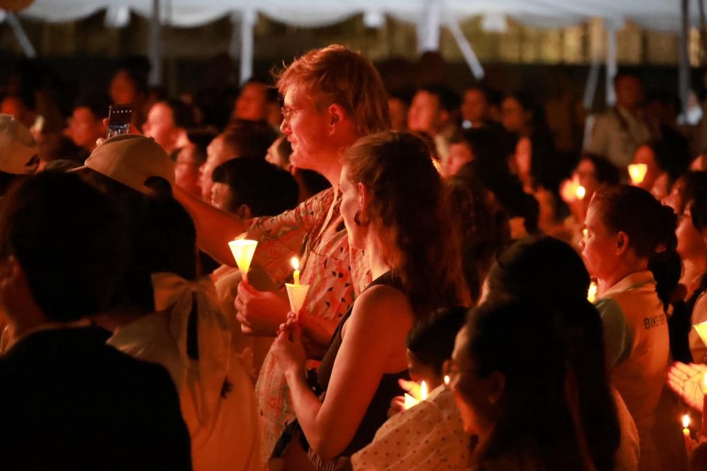 "รองอธิบดีดุสิต" เข้าร่วมพิธีจุดเทียนถวายพระพรชัยมงคล
