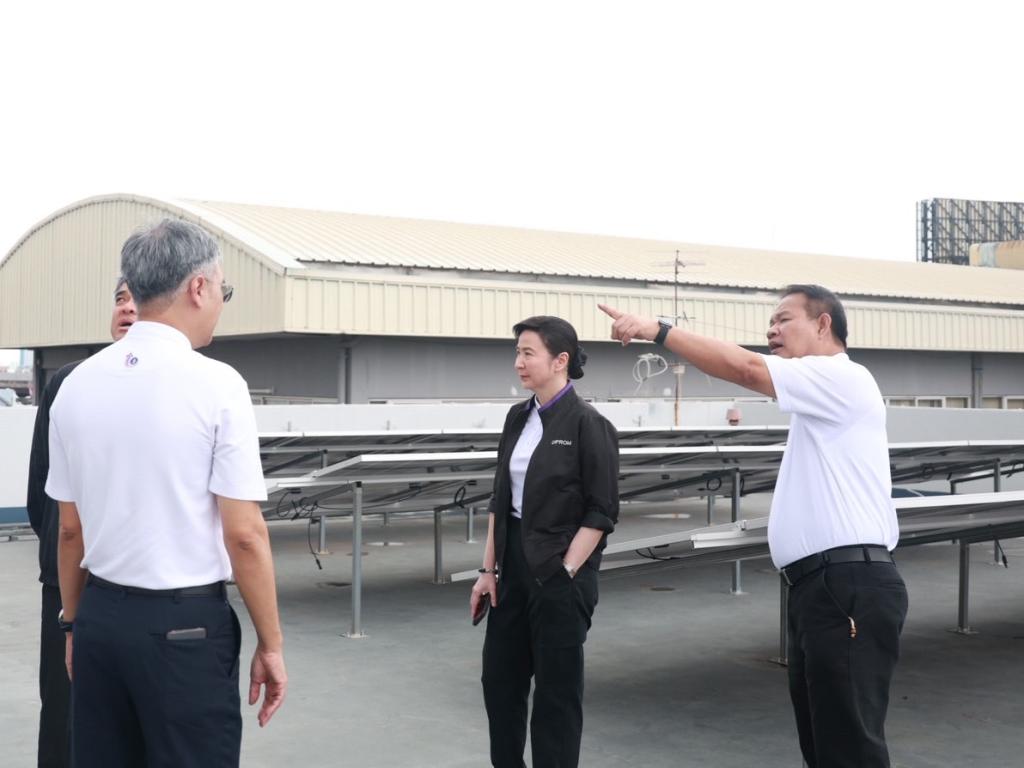 “อธิบดีณัฏฐิญา” ลุยตรวจ Solar Rooftop อาคาร DIPROM Headquarter ถนนพระรามที่ 6 ยกระดับองค์กรสีเขียว รับเทรนด์พลังงานสะอาด