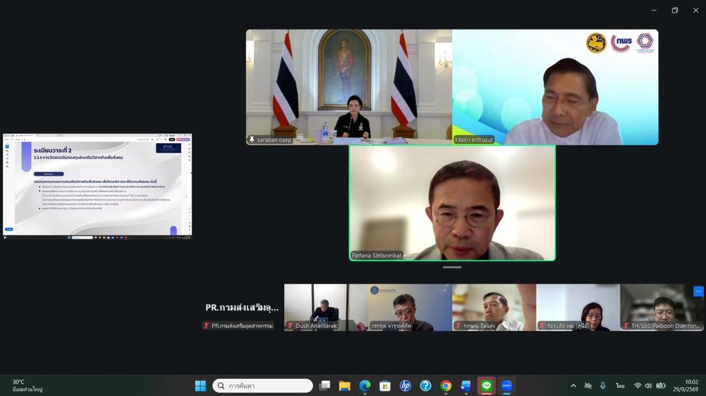 “รองอธิบดีดุสิต” ร่วมประชุมคณะกรรมการส่งเสริมวิสาหกิจเพื่อสังคม เดินหน้าขับเคลื่อนแผนปี 2570 เสริมศักยภาพธุรกิจ สร้างผลลัพธ์ทางสังคมอย่างยั่งยืน