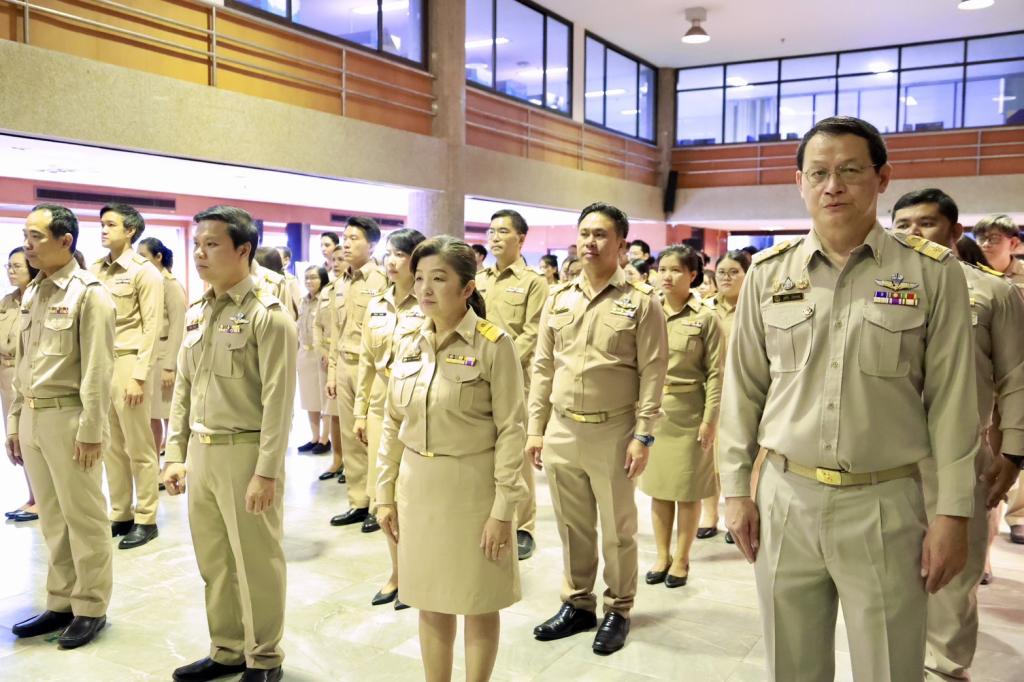 “อธิบดีณัฏฐิญา” นำทีมดีพร้อม ร่วมเคารพธงชาติ สืบสานความภาคภูมิใจในความเป็นชาติไทย