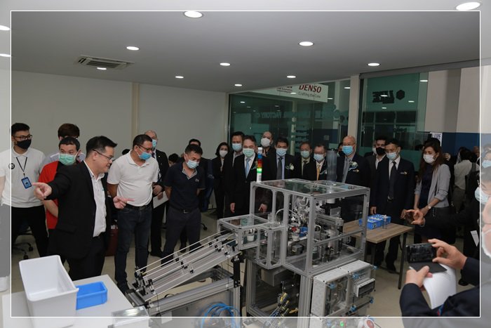 2 ขุนพล กสอ. ร่วมพิธีเปิดศูนย์ฝึกอบรม Lean IoT Plant Management Execution (LIPE)