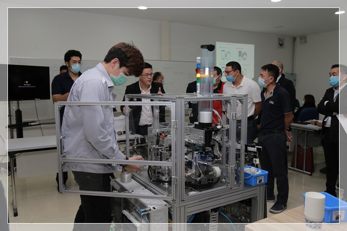 2 ขุนพล กสอ. ร่วมพิธีเปิดศูนย์ฝึกอบรม Lean IoT Plant Management Execution (LIPE)