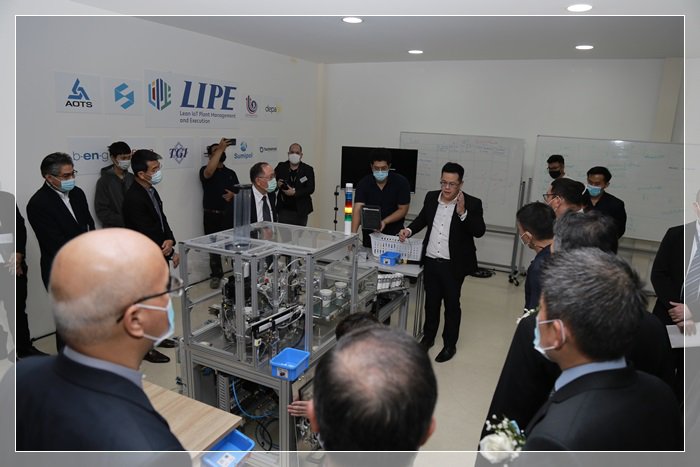 2 ขุนพล กสอ. ร่วมพิธีเปิดศูนย์ฝึกอบรม Lean IoT Plant Management Execution (LIPE)