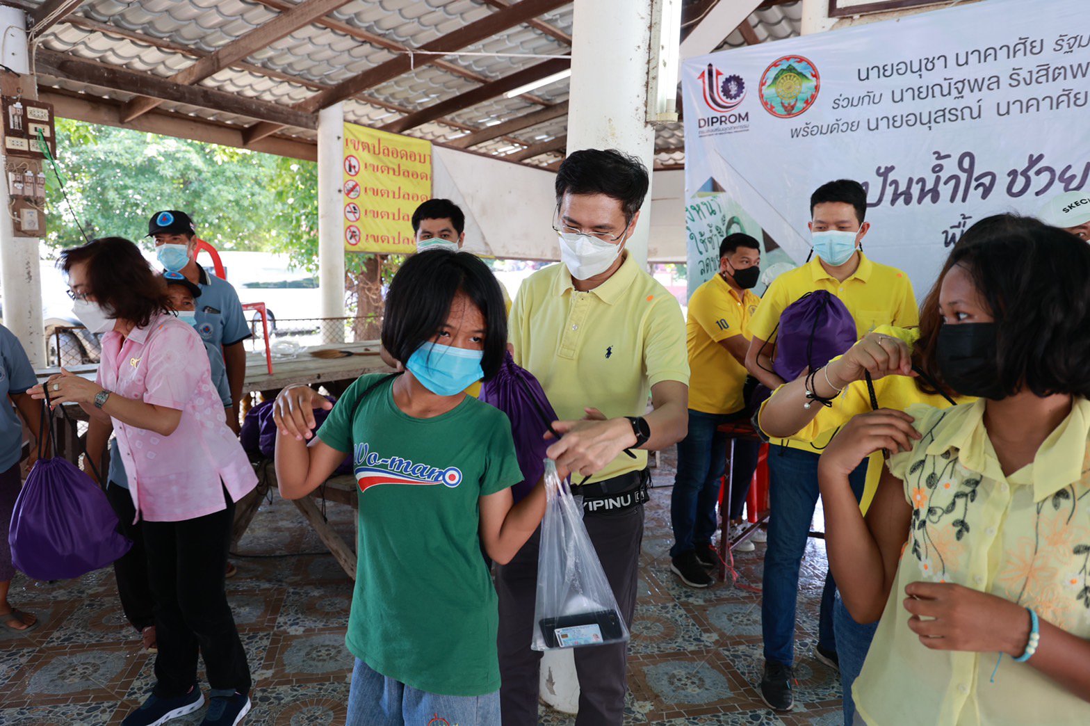  เที่ยงวันนี้ 6 พฤศจิกายน 2564 ณ วัดอินทาราม ต.ตลุก (จุดที่ 3 ) อ.สรรพยา จ.ชัยนาท 