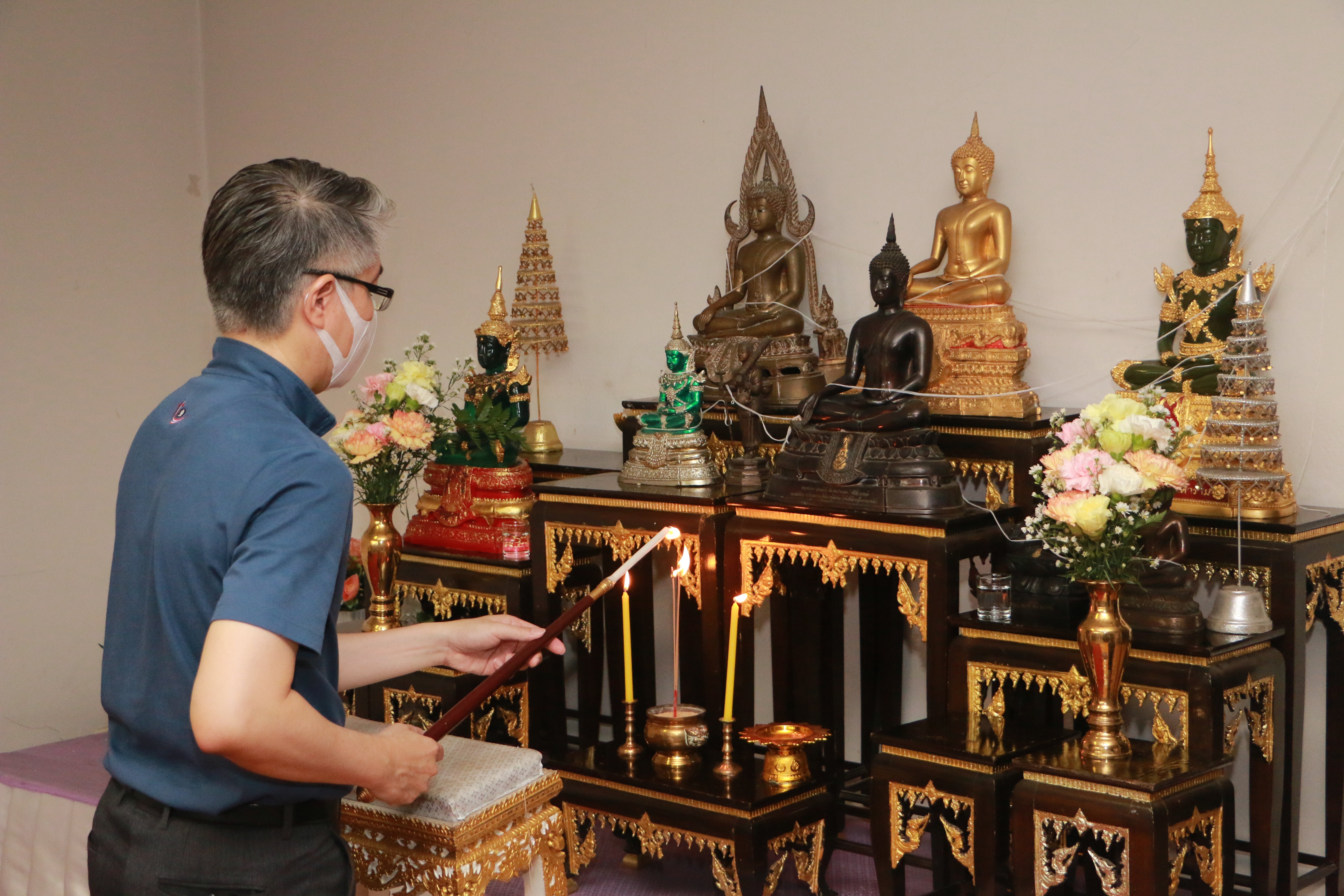 “แม่ทัพณัฐพล” นำเหล่าขุนพลดีพร้อม บวรสรวงสิ่งศักดิ์สิทธิ์ เนื่องในโอกาสครบรอบ 80 ปี ดีพร้อม